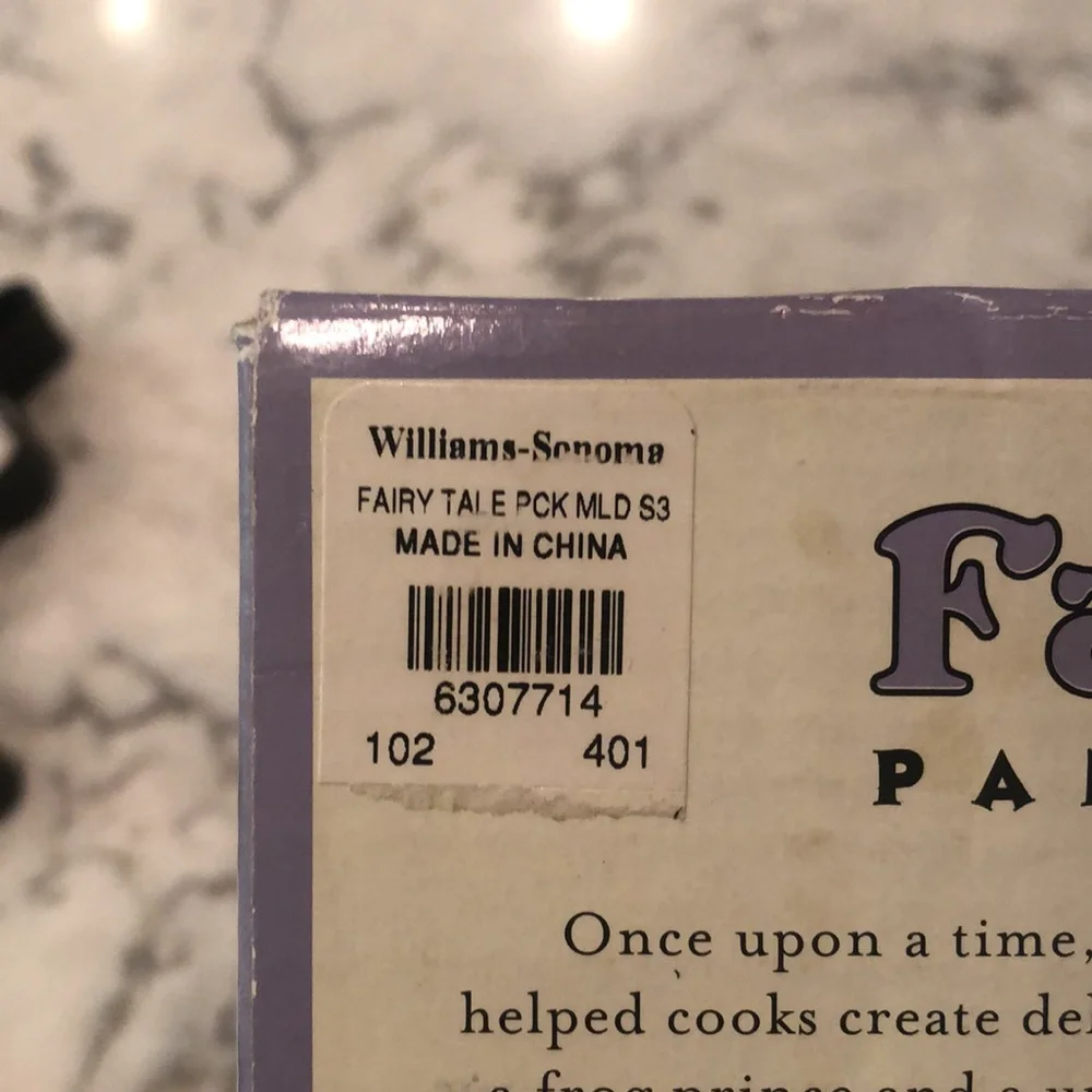 Williams Sonoma l Fairy Tale Pancake Molds Set of 3